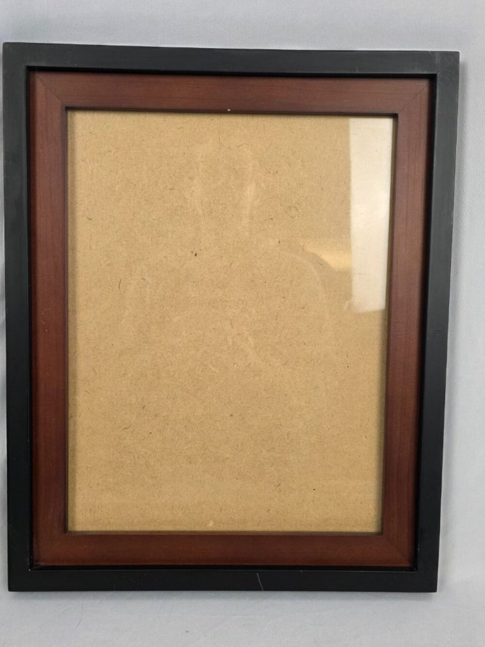 8x10 Photo Frame, Black and Cherry Wood